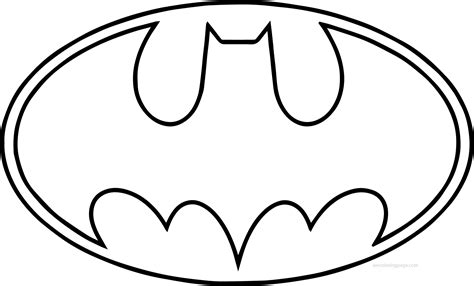 batman outline Batman symbol outline jpg – Clipartix