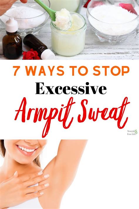 7 Easy Ways to Stop Excessive Sweating Armpits — Nourish the Free Life ...