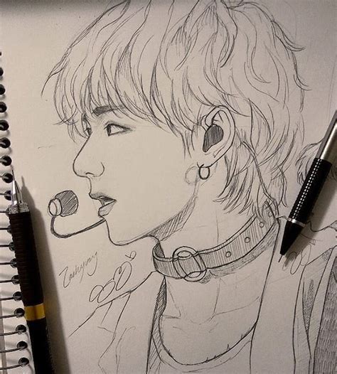 Pin by ~|฿₳Đ ₲Ʉ¥|~ on BTS FANART.. | Bts drawings, Kpop drawings, Art ...