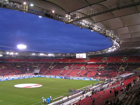 This is "my" stadium. It´s the home of the VfB Stuttgart. It´s not as ...