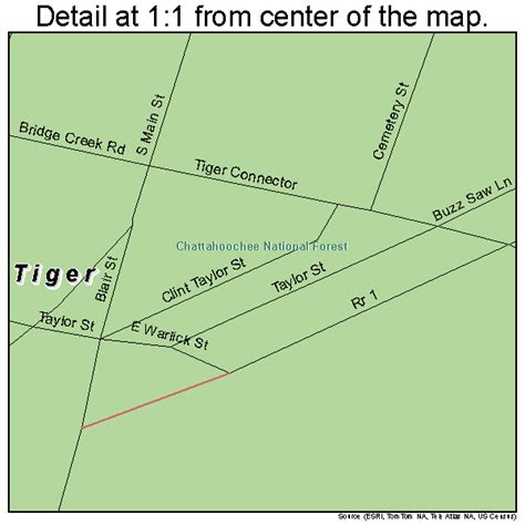 Tiger Georgia Street Map 1376504