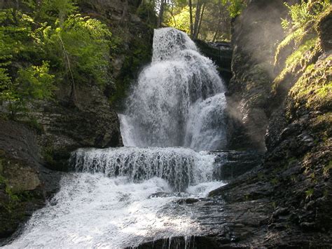 Waterfall in the Poconos Mountains, PA | Picture taken while… | Flickr