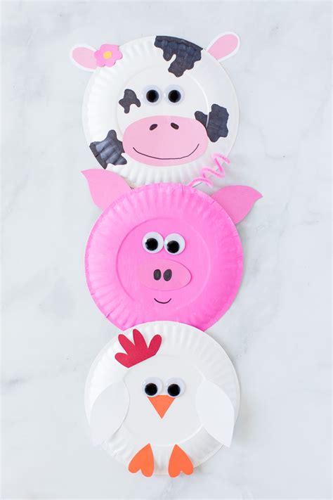 Paper Plate Farm Animals - Made To Be A Momma