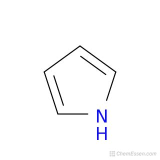 PYRROLE Structure - C4H5N - Over 100 million chemical compounds | CCDDS