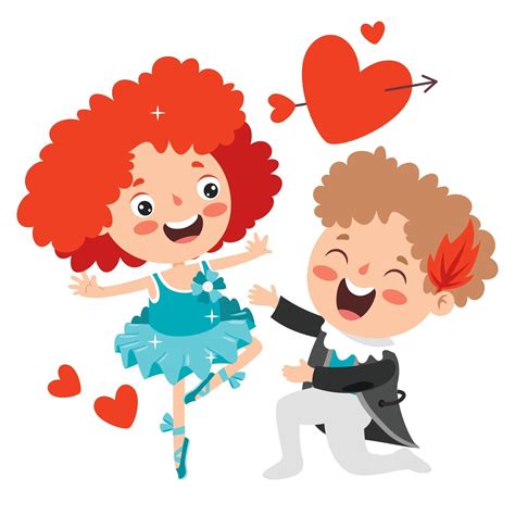 Love Concept With Cartoon Character 2405823 Vector Art at Vecteezy