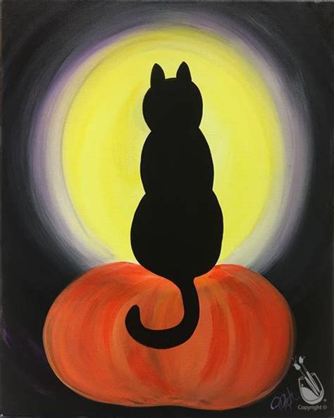 Halloween Kitty *All Ages* - Saturday, October 6, 2018 - Painting with ...