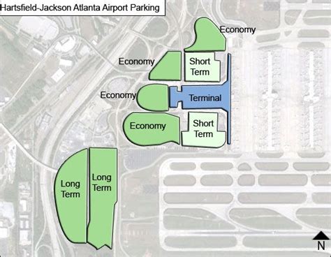 Atlanta Airport Parking Map – Map Of The Usa With State Names