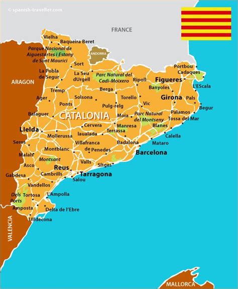 Map of Catalonia | Catalonia spain, Catalonia, Spain