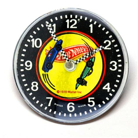 BOGO Mattel Hot Wheels Clock Face Fridge Magnet Vintage Style Buy 1 Get ...