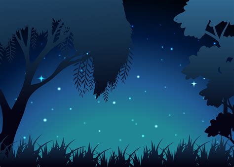 23+ Amazing Night Forest Background Cartoon Free To Download | Lumegram