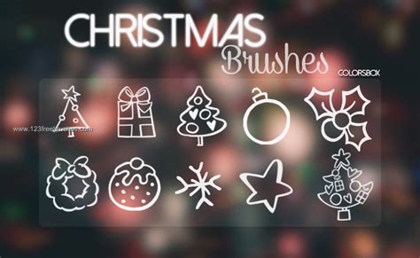 Christmas | Free Brushes For Cs5 | 123Freebrushes