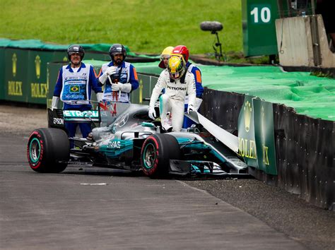 Lewis Hamilton to start from pit lane after crashing out of Brazilian ...