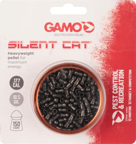 Air Gun Pellets Gamo Silent Cat .177 cal 10.5 gr Heavy Weight Pellets