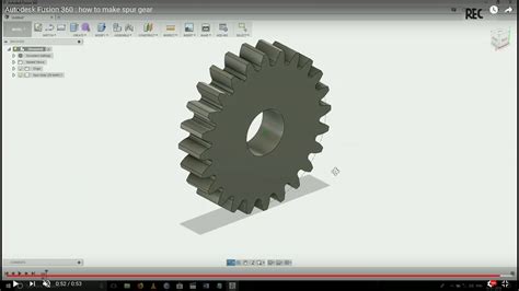 HOW TO MAKE GEAR IN FUSION 360 WITH GEAR CALCULATION | GrabCAD ...