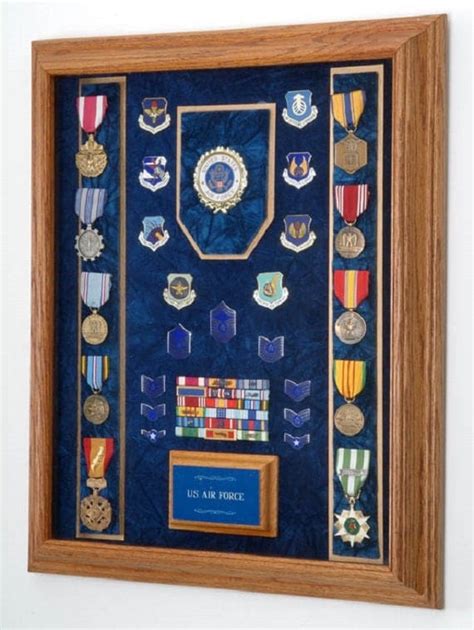 Military Medals Display Case Shadow Box