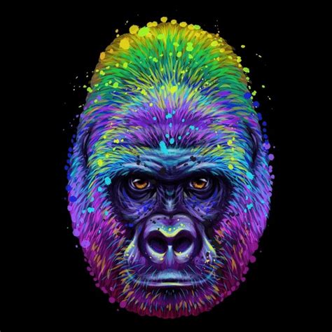 15,709 Art Gorilla Face Images, Stock Photos, 3D objects, & Vectors ...