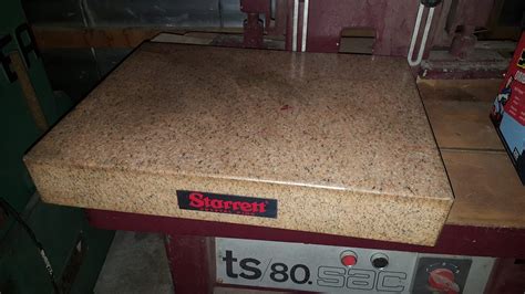 Starrett Pink Granite Surface Plate For Sale - Call 616-200-4308