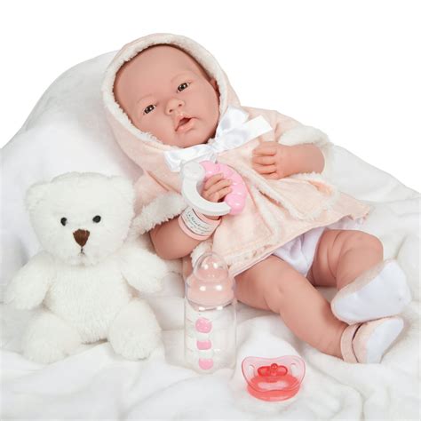 JC Toys La Newborn All-Vinyl-Anatomically Correct Real Girl 15" Baby ...