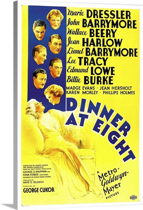 Dinner at Eight - Vintage Movie Poster | Great Big Canvas