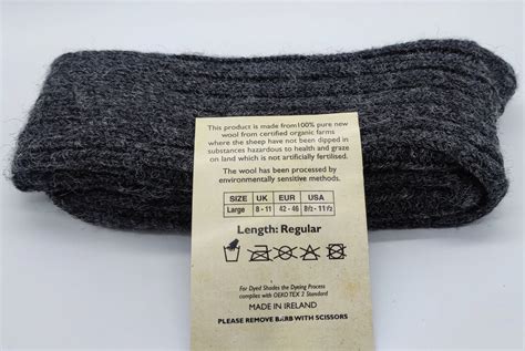 Irish Thick Wool Socks - Snug Socks in 100% Pure New Wool from Irish ...