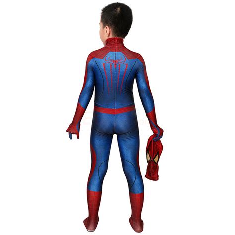 The Amazing Spider-Man Costume Peter Parker Kids Cosplay Suit