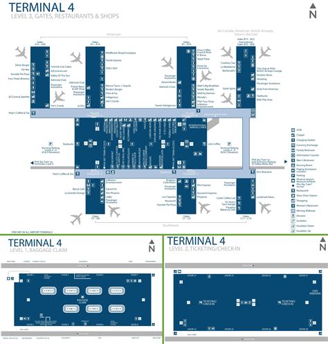 Phx Terminal 3 Map - San Antonio Map