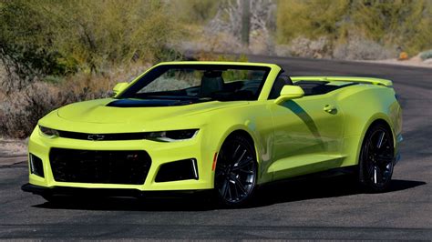 High-Spec Shock Yellow Chevrolet Camaro ZL1 Convertible up for Grabs ...