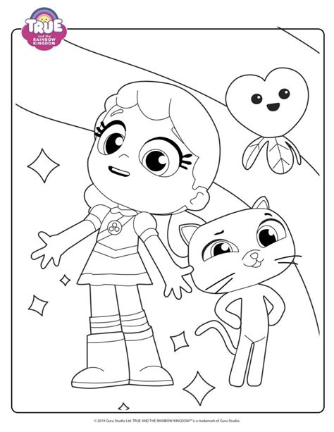 True and the Rainbow Kingdom Coloring Pages - Best Coloring Pages For Kids