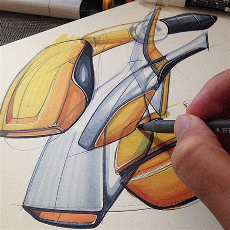 someone is drawing something with colored pencils