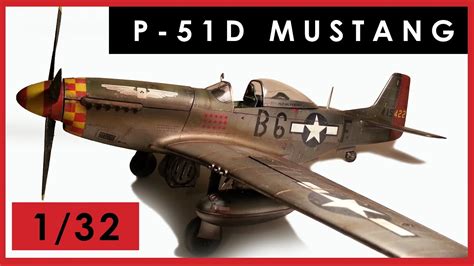 Completed 1/32 scale P-51D Mustang model (Hasegawa) - built & finished ...