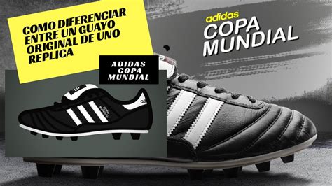 Como diferenciar un guayo Adidas Copa Mundial original a uno réplica ...