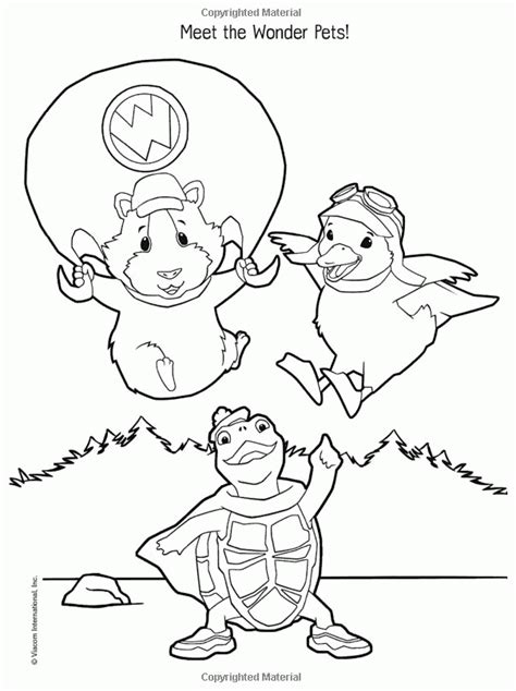 Wonder Pets Coloring Pages Fly Boat Coloring Pages