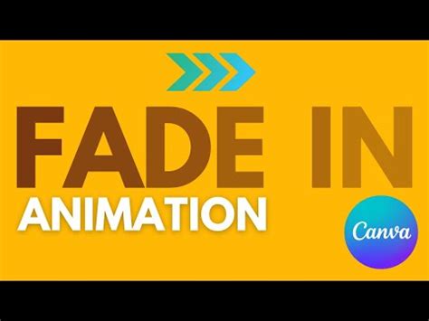 How to Fade Text In using canva animation - YouTube