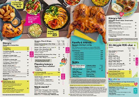 Nando's Menu Prices & Specials