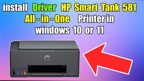 How to install Driver HP Smart Tank 581 All-in-One Printer in windows ...