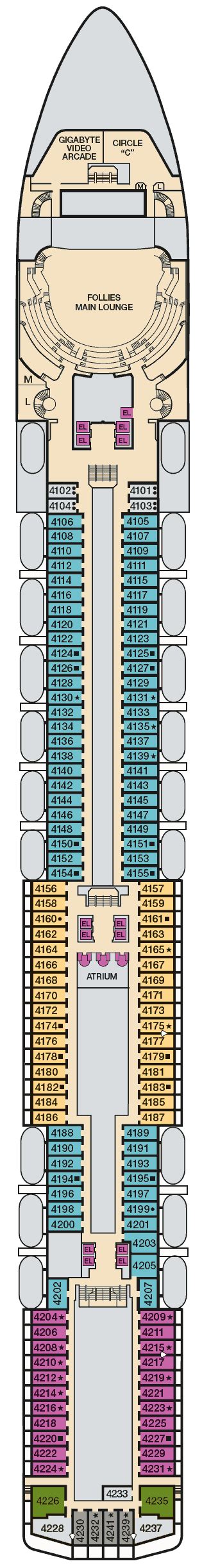 Carnival Legend deck plans - Cruiseline.com