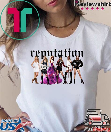 Taylor Swift Merch Reputation White T-Shirt