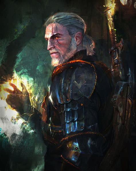 Горячее | Witcher art, The witcher geralt, Geralt of rivia