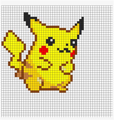 Pixel Art Pikachu Perler Beads : Find free perler bead patterns / bead ...