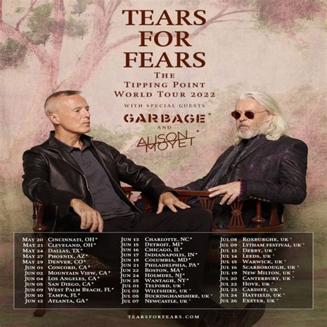 Tears For Fears Announce ‘The Tipping Point’ World Tour 2022 | mxdwn.co.uk