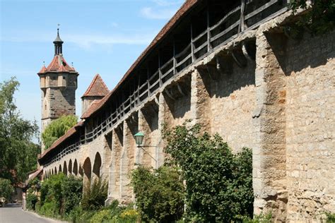 Medium Aevum — Wall Tower in a German medieval city Rothenburg