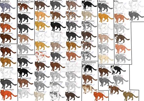 Warrior Cats Characters Thunderclan | Care About Cats