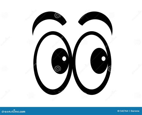 Set Of Comic Eyes. Different Emotions. Crazy Eyes. Cartoon Vector ...