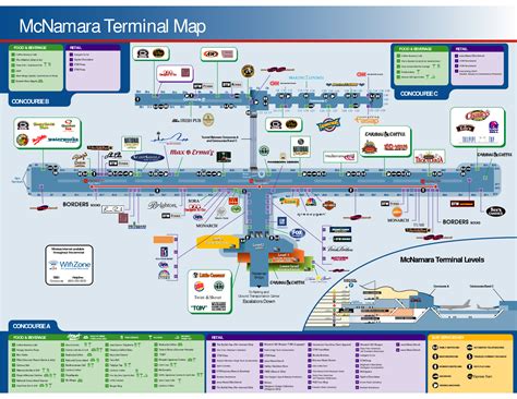 Dtw Delta Terminal Map - Metro Map Dc