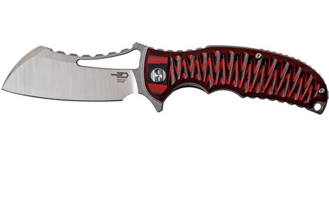 Bestech Knives Hornet Black & Red G10 BG12B pocket knife ...