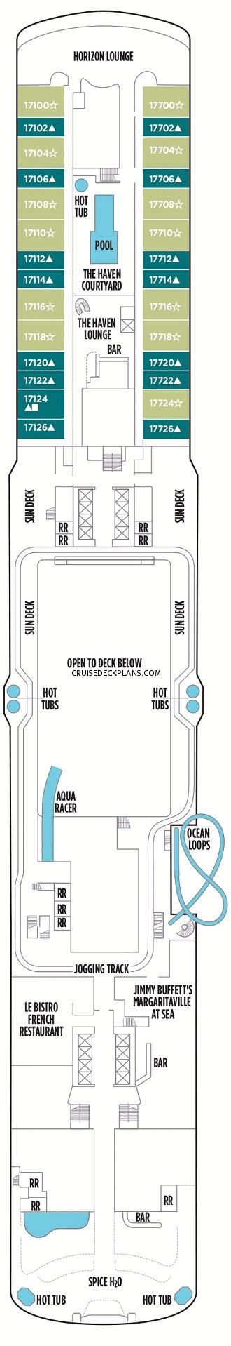 Norwegian Encore Deck Plans, Diagrams, Pictures, Video