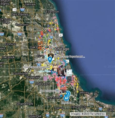 Chicago Gang Territory Map