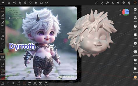 Archivo OBJ Baby dyroth fan art mobile legend 👶 ・Plan de impresión en ...