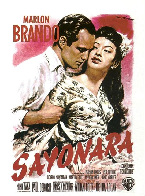 Sayonara | Marlon brando, Classic movie posters, Movie posters vintage