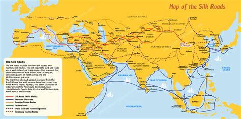 Silk Road Maps 2024 - Useful map of the ancient Silk Road Routes